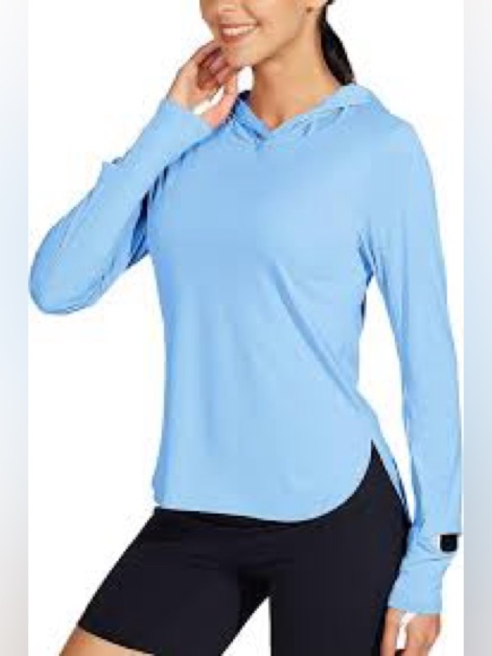 Willit Sun Shirts Hoodie UPF 50+ SPF Long Sleeve Hiking Lightweight . Size M